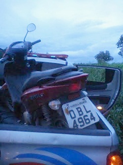 Motocicleta foi furtada no Bairro Asa Bela, em Várzea Grande