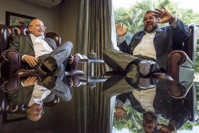 Pedro Taques e Carlos Lupi, após almoço, seguiram para o Palácio Paiaguás